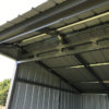 inside top of loafing shed