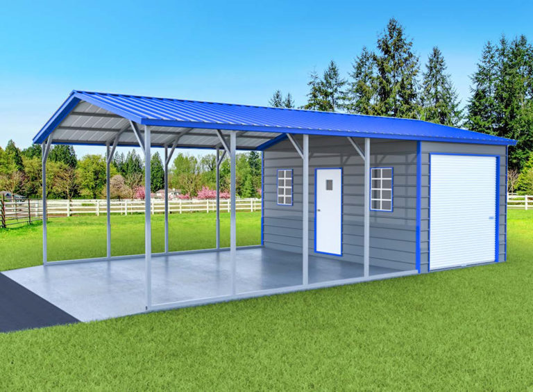 Carport Shed Combo Fisher King Enterprises