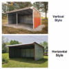 Horizontal Metal Livestock Shelter (Economy Version) - Image 2