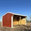 Loafing Sheds (Metal on Wood)