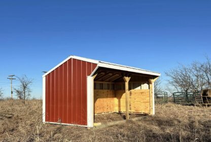 Loafing Sheds (Metal on Wood)