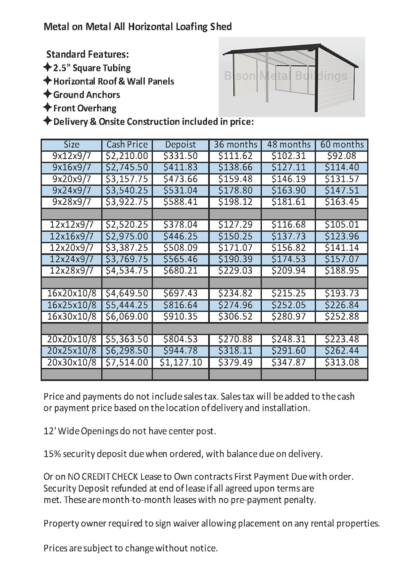 Horizontal Metal Livestock Shelter (Economy Version) - Image 3